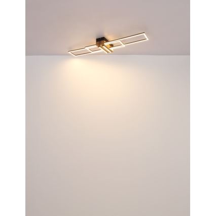 Globo - LED taklampa LED/40W/230V 3000K 25x100 cm svart