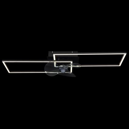 Globo - Dimbart LED-taklampa med fläkt LED/38W/230V 3000-6500K + fjärrkontroll