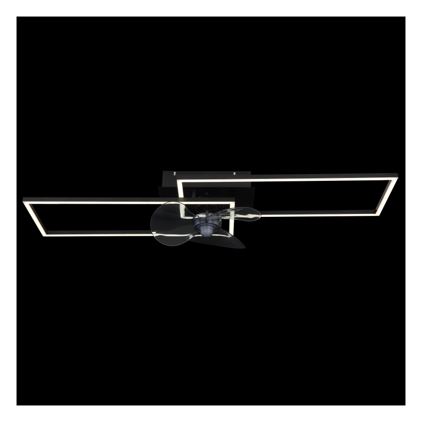 Globo - Dimbart LED-taklampa med fläkt LED/38W/230V 3000-6500K + fjärrkontroll