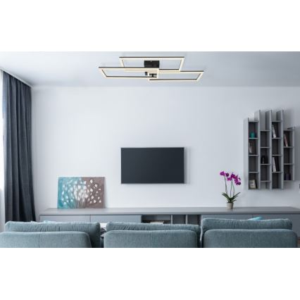 Globo - Dimbar LED ytmonterad ljuskrona LED/58W/230V 3000-6000K + fjärrkontroll