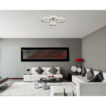 Globo - LED dimbar taklampa LED/90W/230V 2700-6000K 68x85 cm + fjärrkontroll