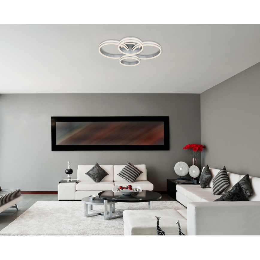 Globo - LED dimbar taklampa LED/90W/230V 2700-6000K 68x85 cm + fjärrkontroll