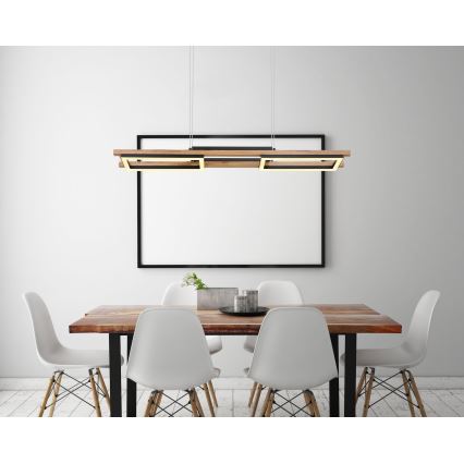 Globo - LED ljuskrona med textilsladd LED/30W/230V