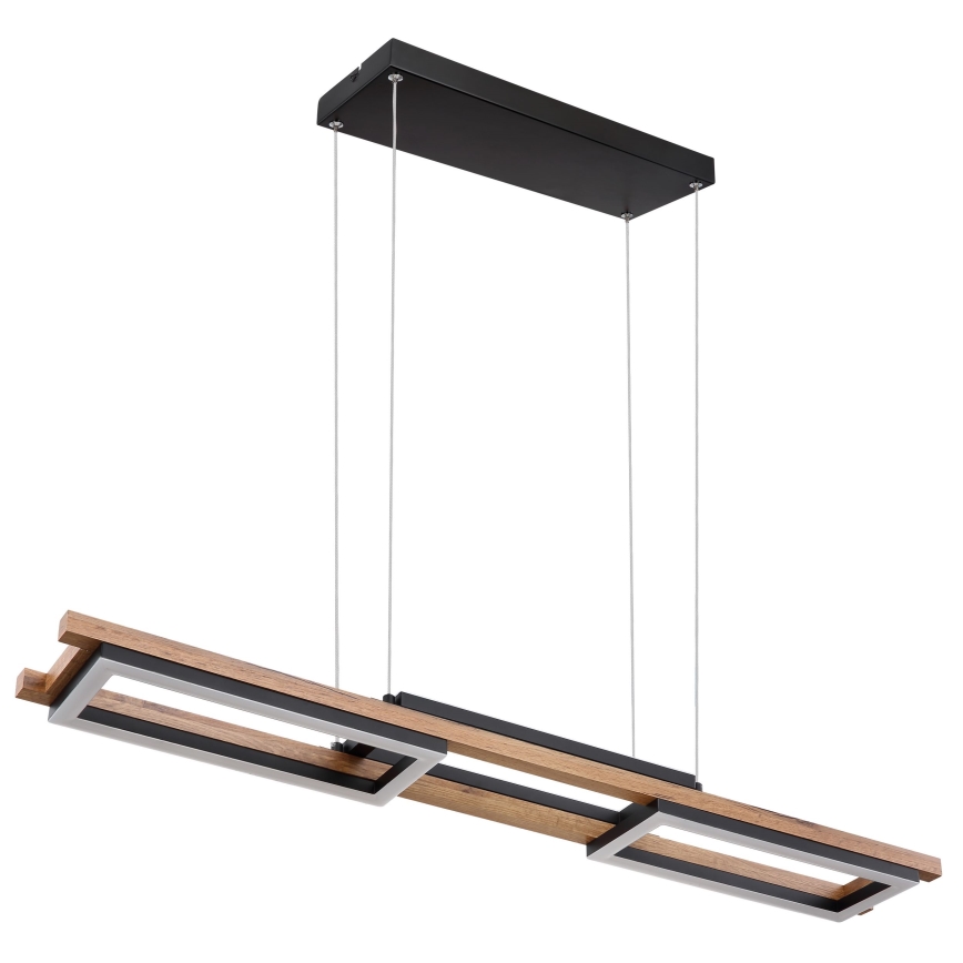 Globo - LED ljuskrona med textilsladd LED/30W/230V