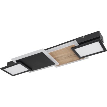 Globo 67279-30 - LED taklampa CAROLINE LED/30W/230V 25x71,5 cm beige/svart
