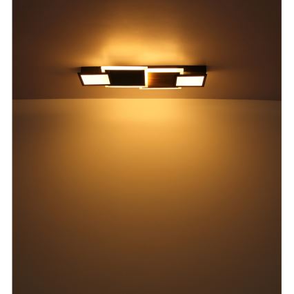 Globo 67279-30 - LED taklampa CAROLINE LED/30W/230V 25x71,5 cm beige/svart