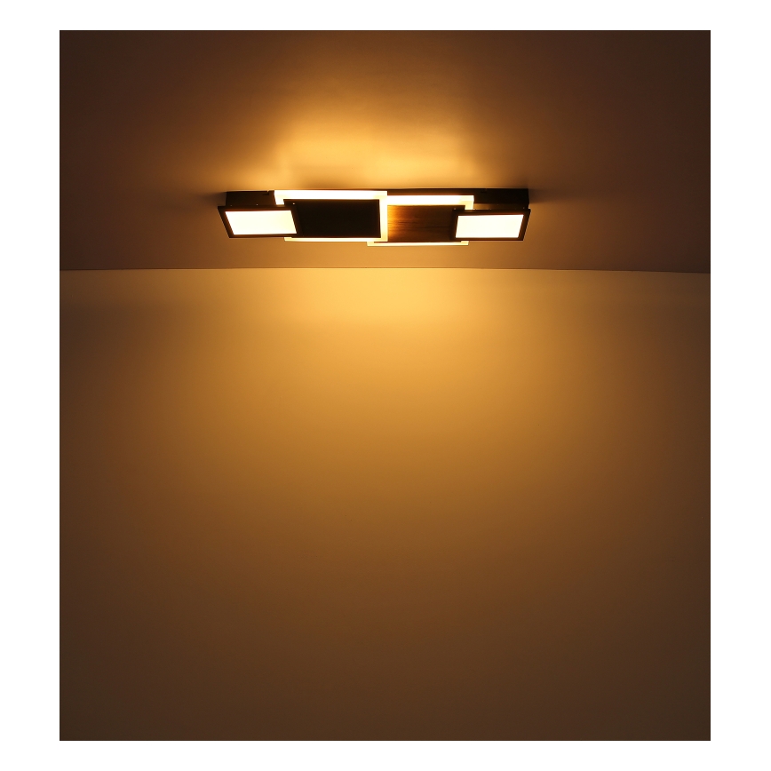 Globo 67279-30 - LED taklampa CAROLINE LED/30W/230V 25x71,5 cm beige/svart