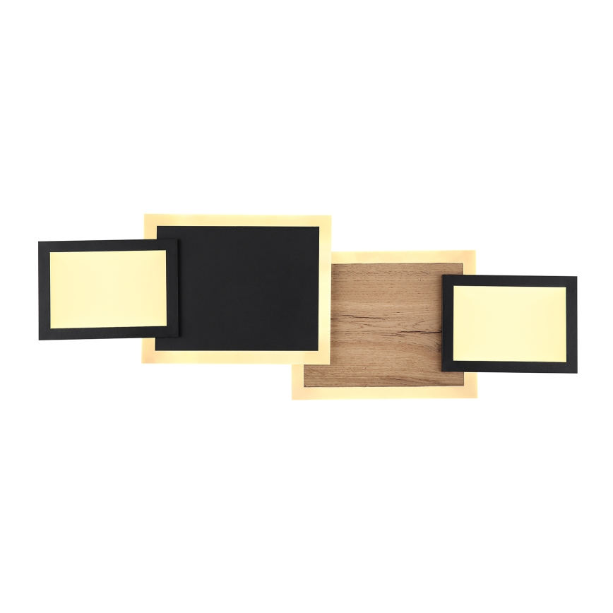 Globo 67279-30 - LED taklampa CAROLINE LED/30W/230V 25x71,5 cm beige/svart