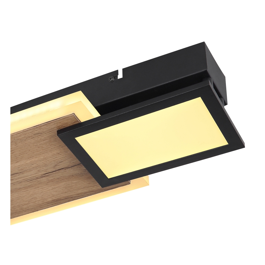 Globo 67279-30 - LED taklampa CAROLINE LED/30W/230V 25x71,5 cm beige/svart