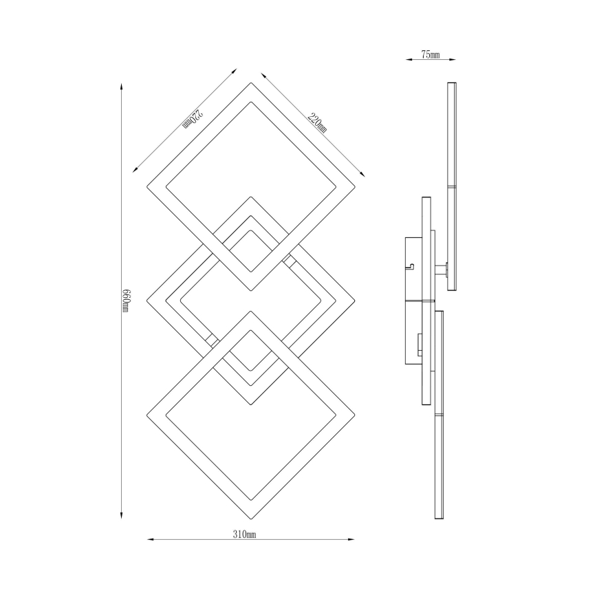 Globo - LED Taklampa LED/30W/230V