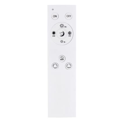 Globo - Fäst LED ljusreglerad ljuskrona LED/22W/230V 2700-6000K + fjärrkontroll