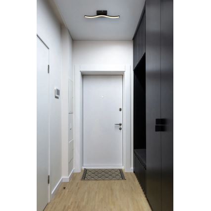 Globo - LED ytmonterad ljuskrona LED/6W/230V 3000K svart