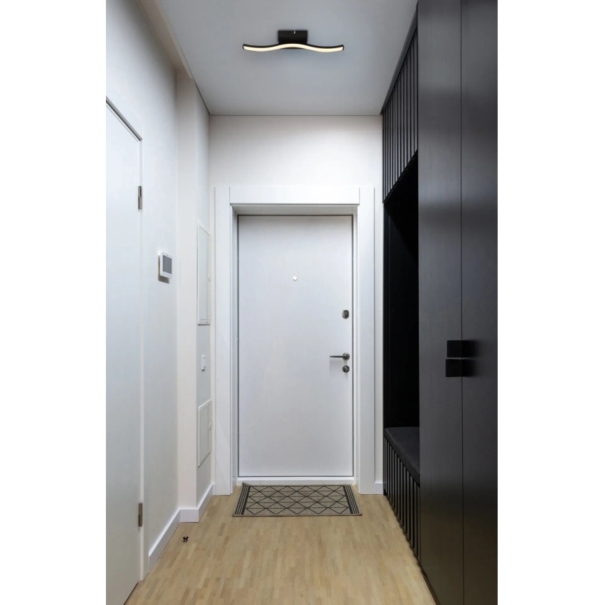Globo - LED ytmonterad ljuskrona LED/6W/230V 3000K svart