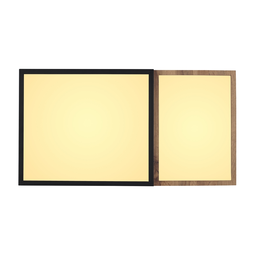 Globo 67286-30 - LED taklampa GUNDI LED/30W/230V 35x65 cm brun/svart