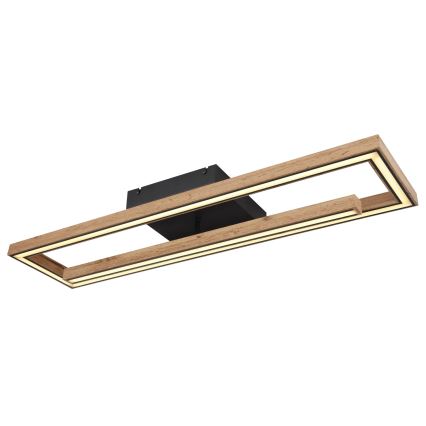 Globo 67287D1 - LED taklampa MANDERA LED/36W/230V 20x80 cm brun