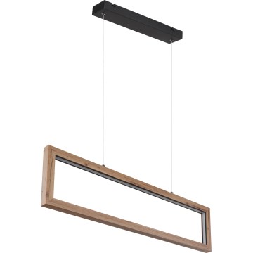 Globo 67287H - LED-pendel med kabelupphängning MANDERA LED/24W/230V brun
