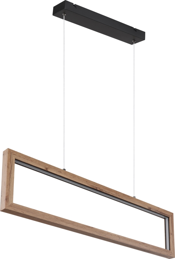 Globo 67287H - LED-pendel med kabelupphängning MANDERA LED/24W/230V brun