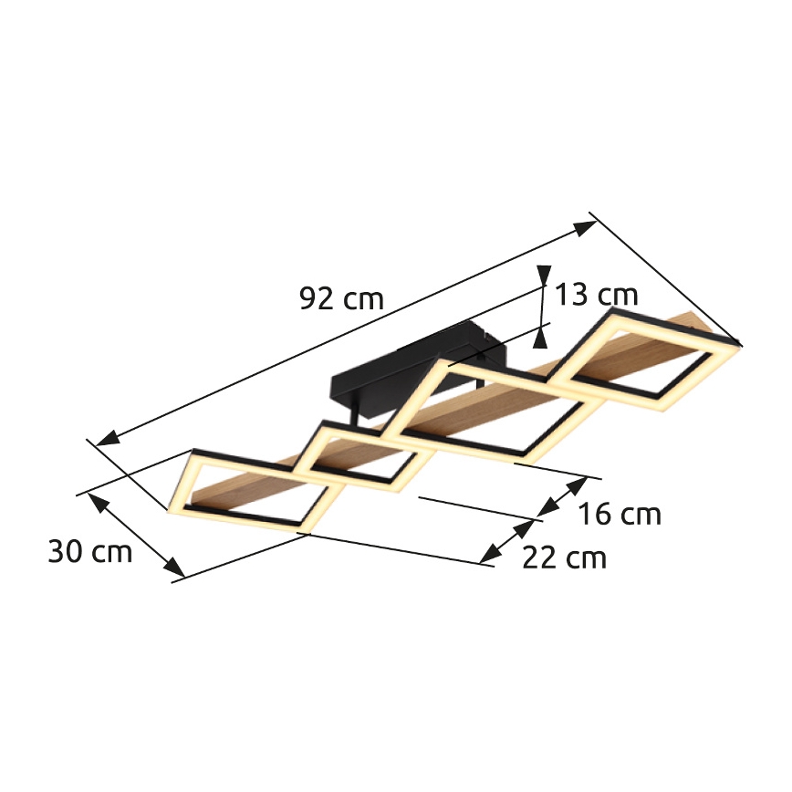 Globo - LED taklampa LED/35W/230V 3000K