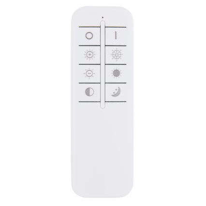 Globo - LED ljusreglerad ljuskrona på textilsladd LED/55W/230V 2700-6000K svart + fjärrkontroll