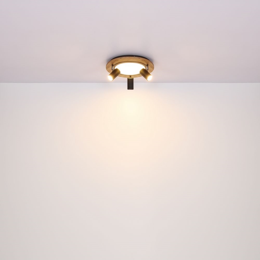 Globo - LED spotlight 3xGU10/5W/230V + LED/15W/230V