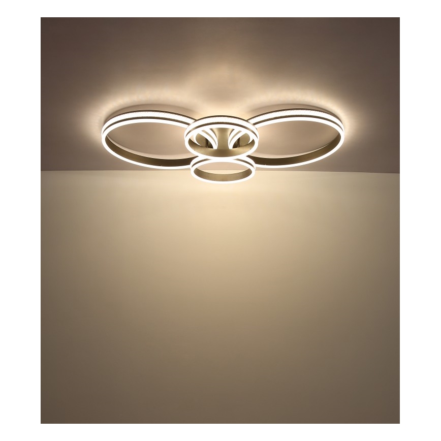 Globo - LED taklampa LED/39W/230V 2700/4500/6500K 106x60 cm antracit
