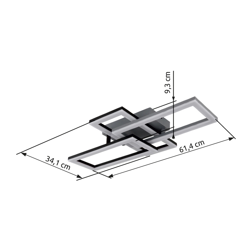 Globo - LED taklampa LED/24W/230V