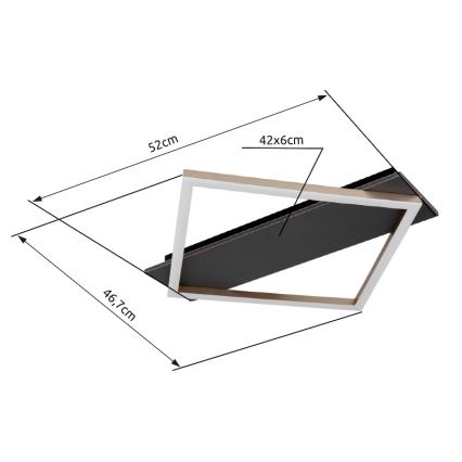 Globo - LED taklampa LED/18W/230V