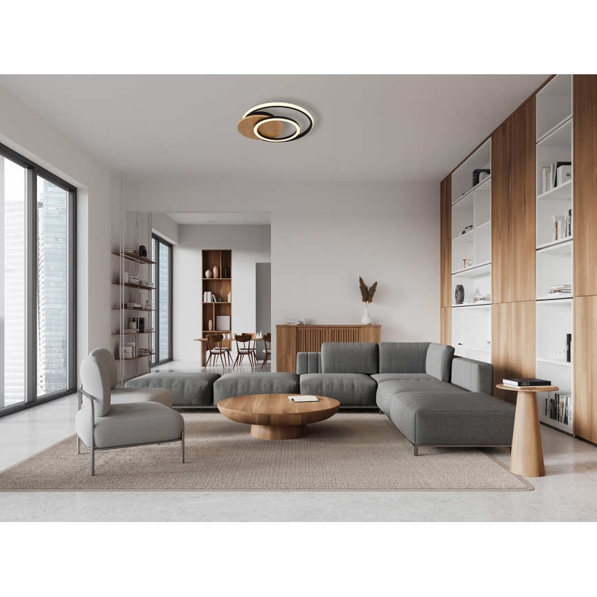Globo - LED taklampa LED/24W/230V svart