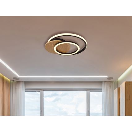Globo - LED taklampa LED/24W/230V svart