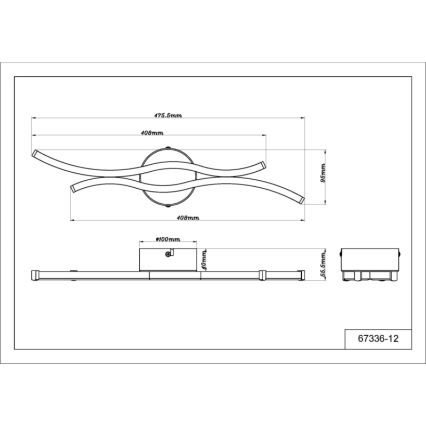 Globo - LED taklampa LED/12W/230V 3000K