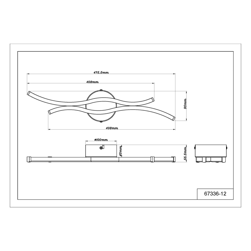 Globo - LED taklampa LED/12W/230V 3000K