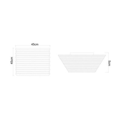 Globo - LED taklampa LED/30W/230V 3000K 45x45 cm