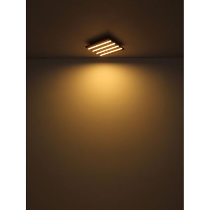 Globo - LED taklampa LED/30W/230V 3000K 80x20 cm trä