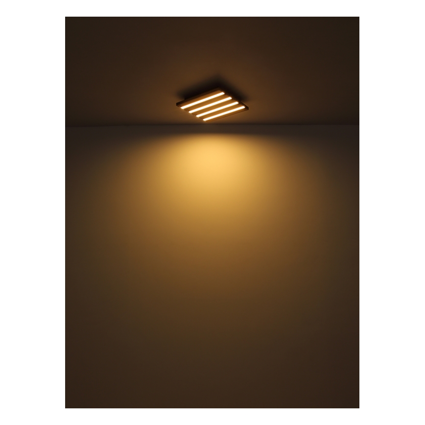 Globo - LED taklampa LED/30W/230V 3000K 80x20 cm trä