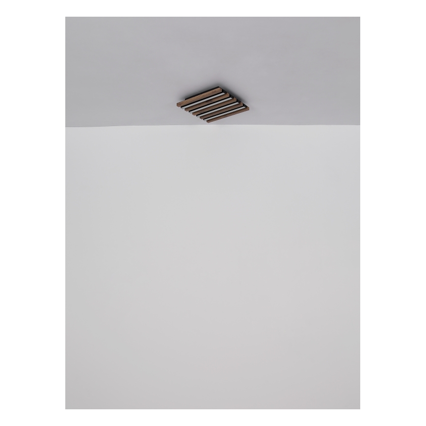 Globo - LED taklampa LED/30W/230V 3000K 80x20 cm trä