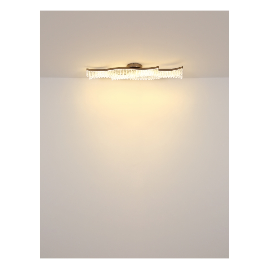 Globo - LED taklampa LED/35W/230V 3200K 18x108 cm matt krom