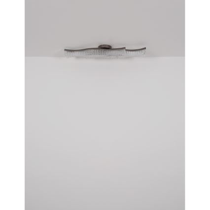 Globo - LED taklampa LED/35W/230V 3200K 18x108 cm matt krom