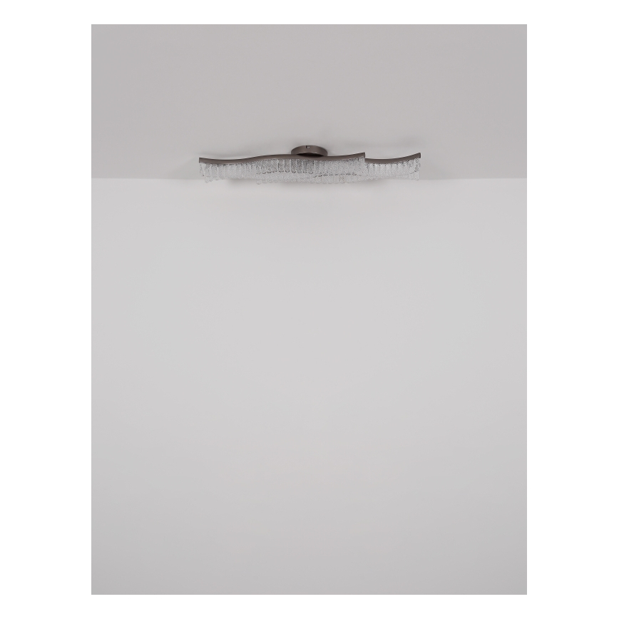 Globo - LED taklampa LED/35W/230V 3200K 18x108 cm matt krom