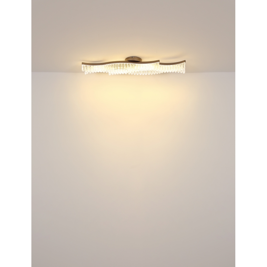 Globo - LED taklampa LED/35W/230V 3200K 18x108 cm guld