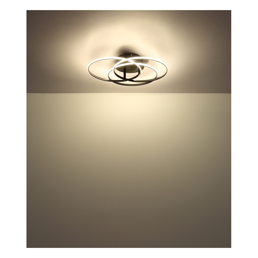 Globo - LED taklampa LED/40W/230V 4000K diameter 45,6 cm svart