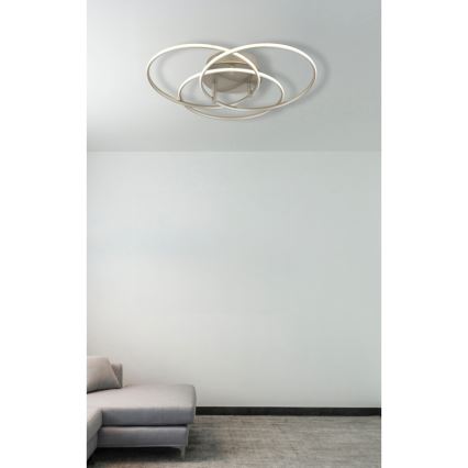 Globo - LED taklampa LED/40W/230V 4000K diameter 45,6 cm matt krom