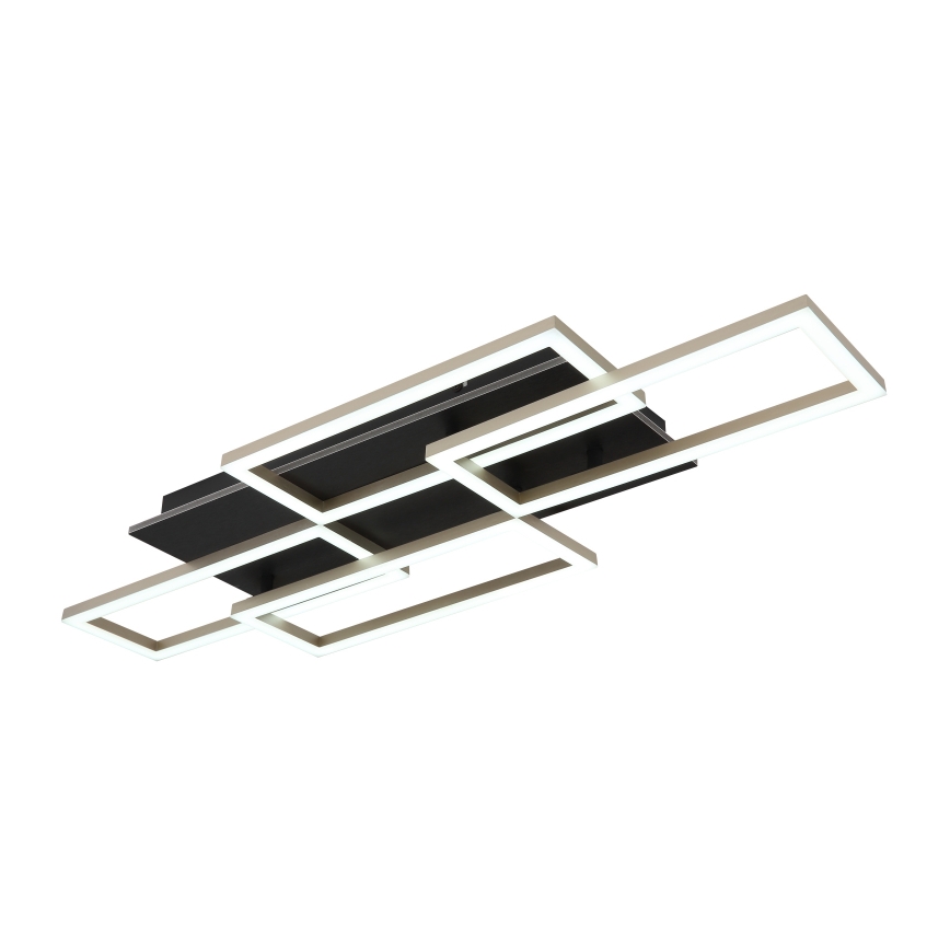 Globo - dimbar LED-taklampa 40W/230V 2700-6500K 32,5x87,5 cm svart + fjärrkontroll