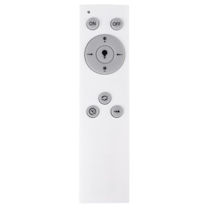 Globo - dimbar LED-taklampa 40W/230V 2700-6500K 32,5x87,5 cm svart + fjärrkontroll