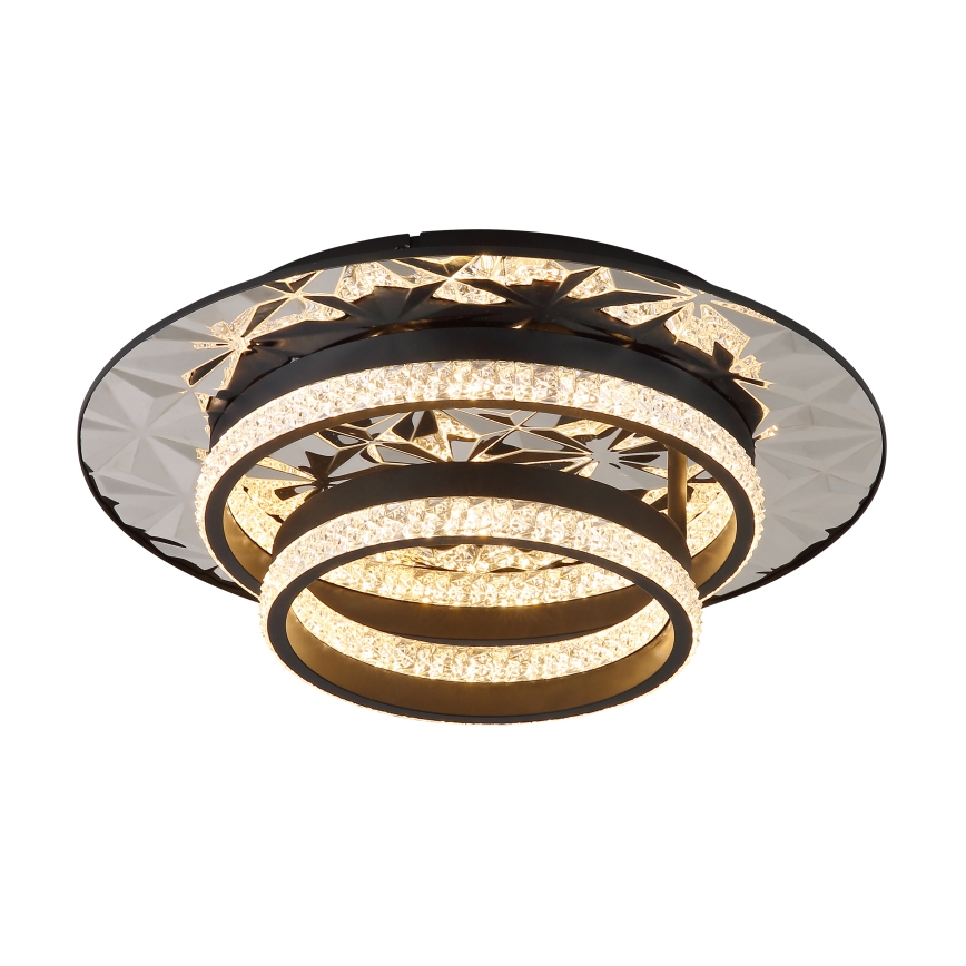 Globo - LED taklampa LED/24W/230V 3000K 40x50,5 cm svart/skinande krom