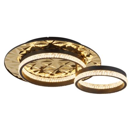Globo - LED taklampa LED/24W/230V 3000K 40x50,5 cm svart/guld