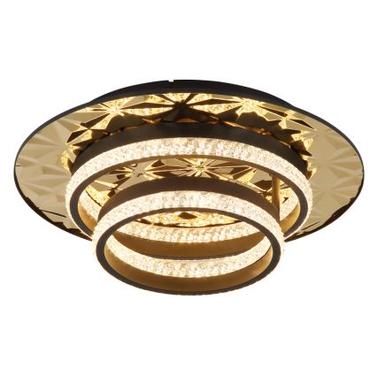 Globo - LED taklampa LED/24W/230V 3000K 40x50,5 cm svart/guld