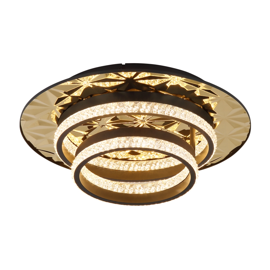 Globo - LED taklampa LED/24W/230V 3000K 40x50,5 cm svart/guld