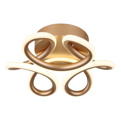 Globo - LED Taklampa LED/24W/230V 2700/4000/6000K Ø 26 cm guld