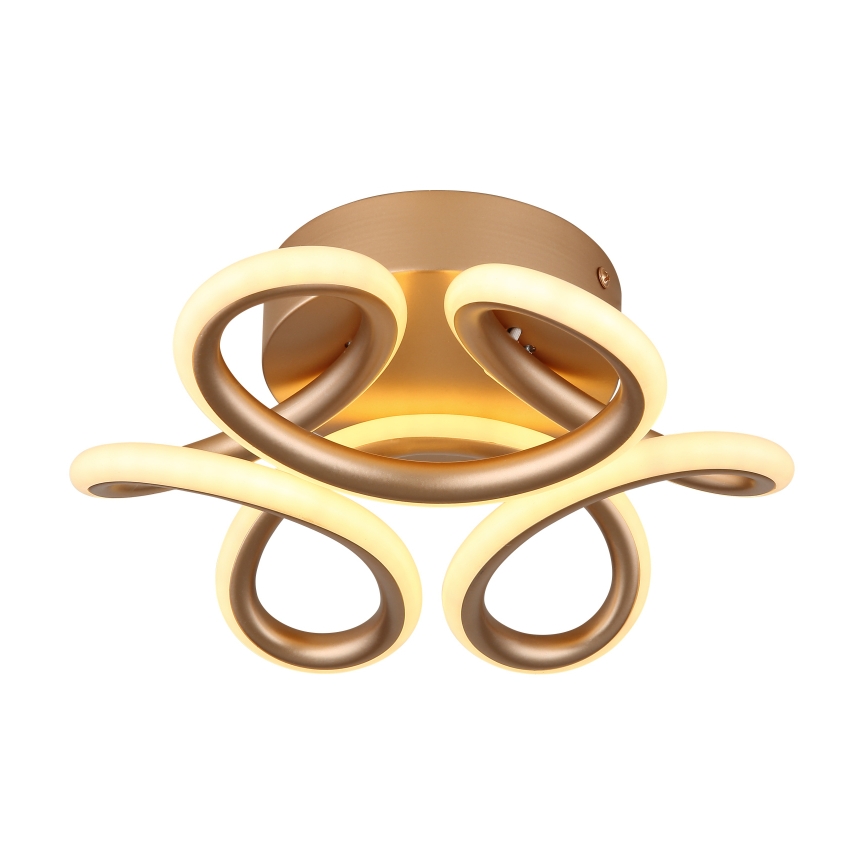 Globo - LED Taklampa LED/24W/230V 2700/4000/6000K Ø 26 cm guld