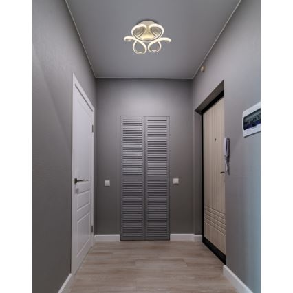 Globo - LED Taklampa LED/24W/230V 2700/4000/6000K Ø 26 cm matt krom